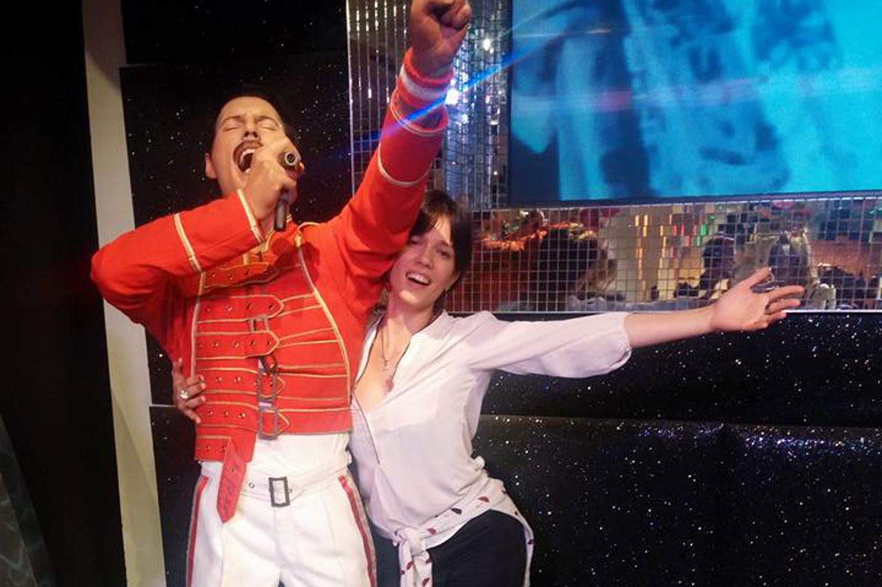 Marija i voštani Freddie Mercury u Londonu
