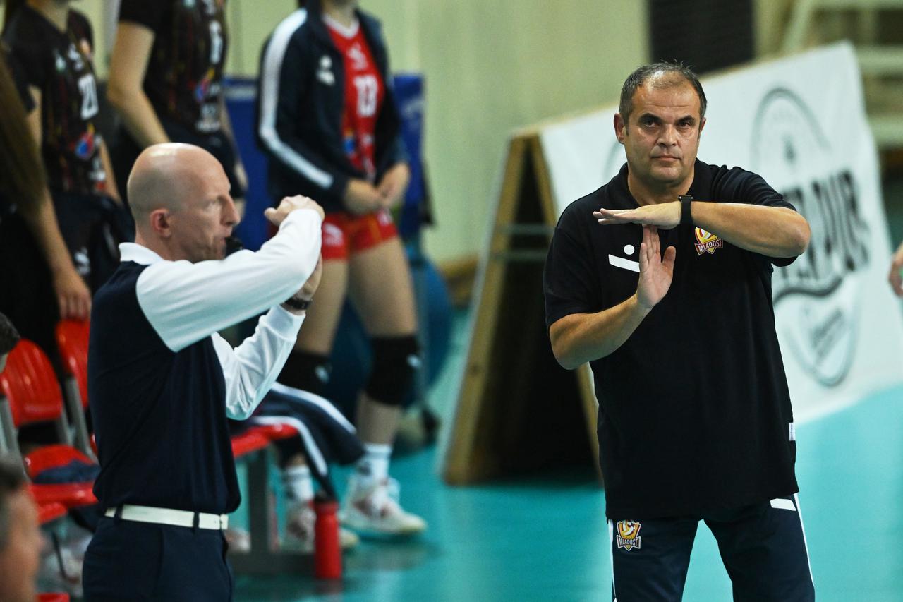 Zagreb: Prva utakmica 1. pretkola Lige prvakinja za odbojkašice Mladost Zagreb - Calcit Kamnik