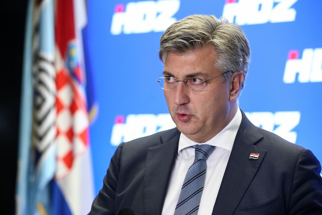 Premijer Plenković obratio se javnosti nakon sjednice Predsjedništva HDZ-a
