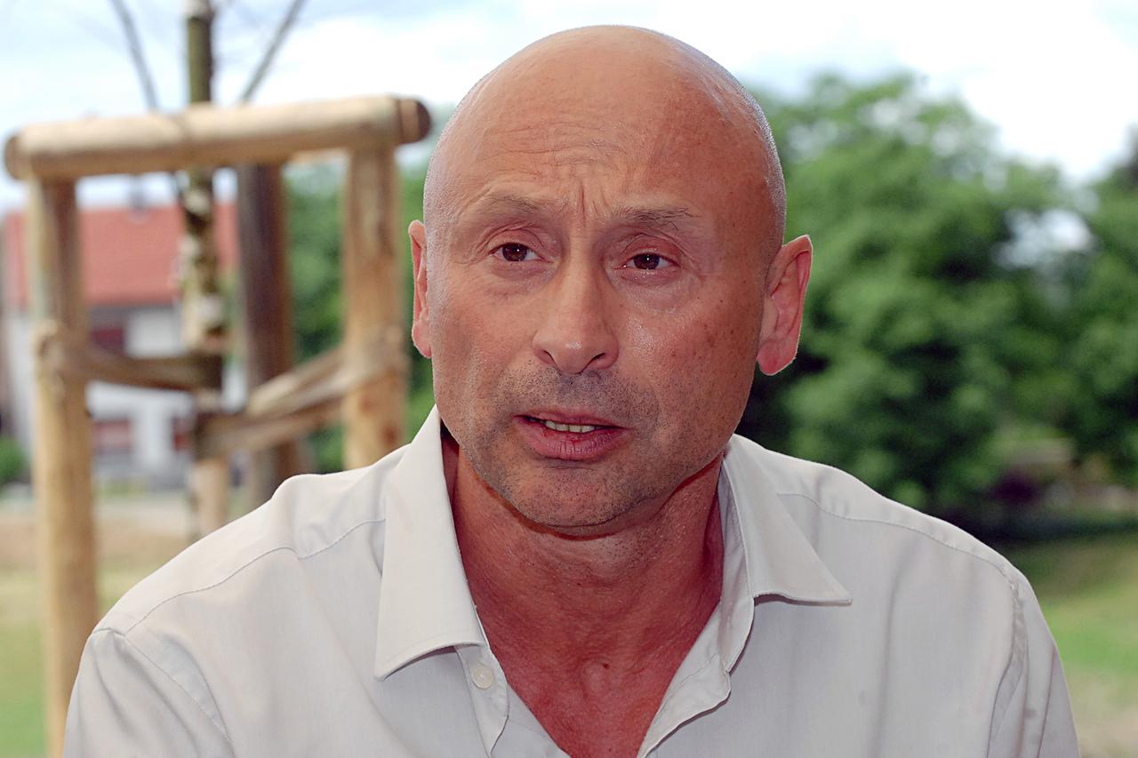 20.05.2013., Sisak - O rezultatima prvog kruga lokalnih izbora na gradskoj razini govorili su kandidat za gradonacelnika Dinko Pintaric i njegovi zamjenici.  Photo: Nikola Cutuk/PIXSELL