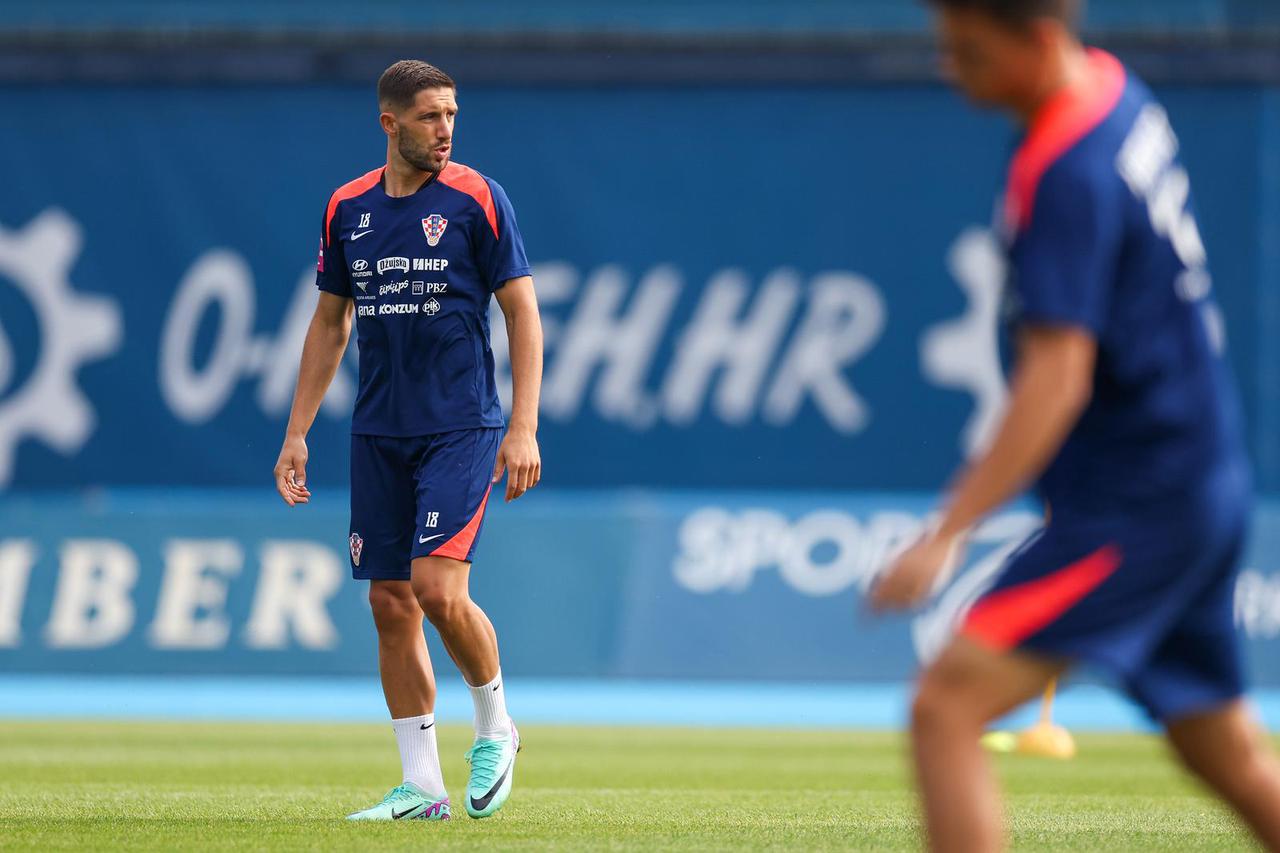 Zagreb: Trening hrvatske nogometne reprezentacije na Maksimiru