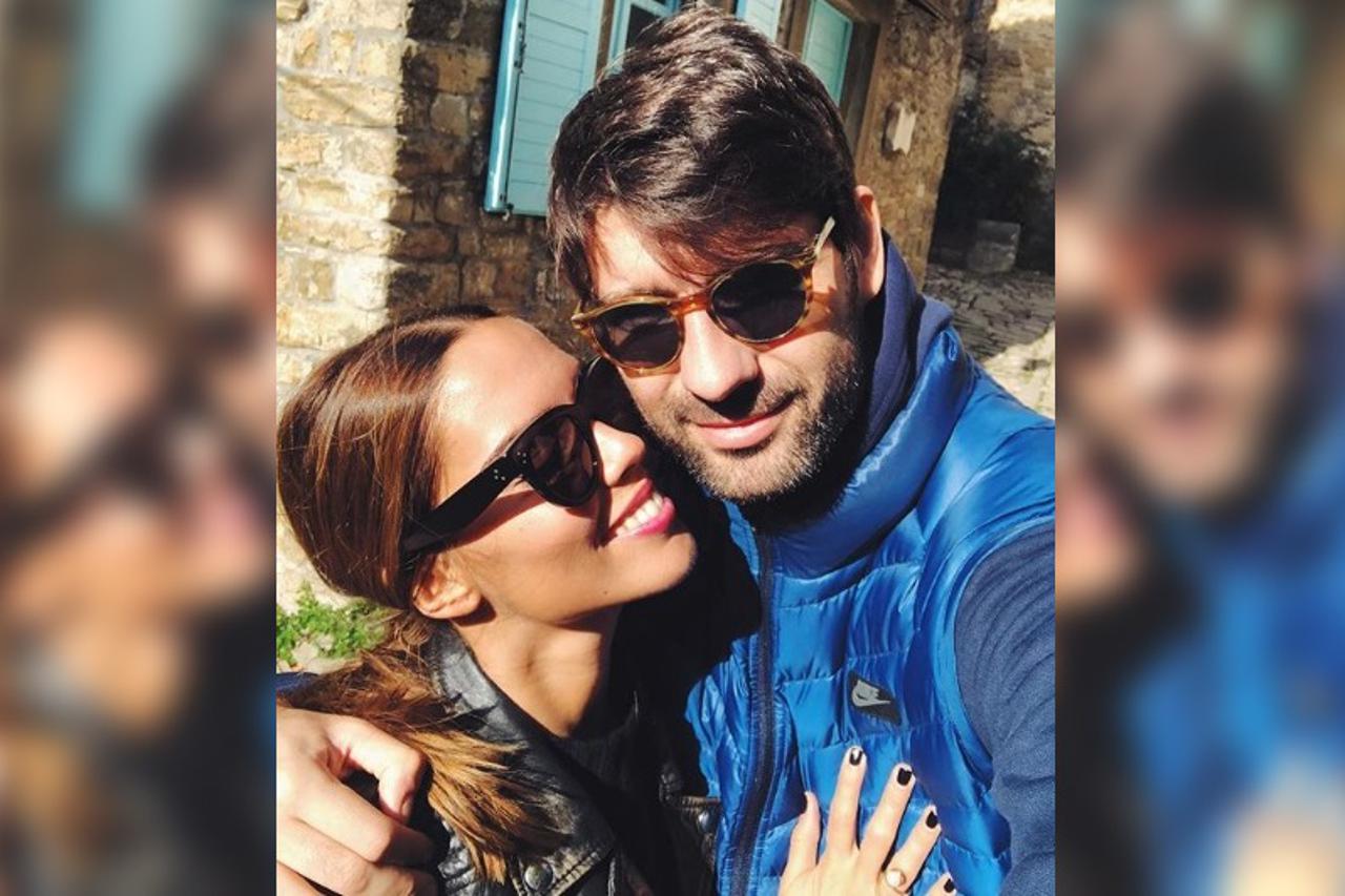 Vedran Ćorluka i Franka Batelić