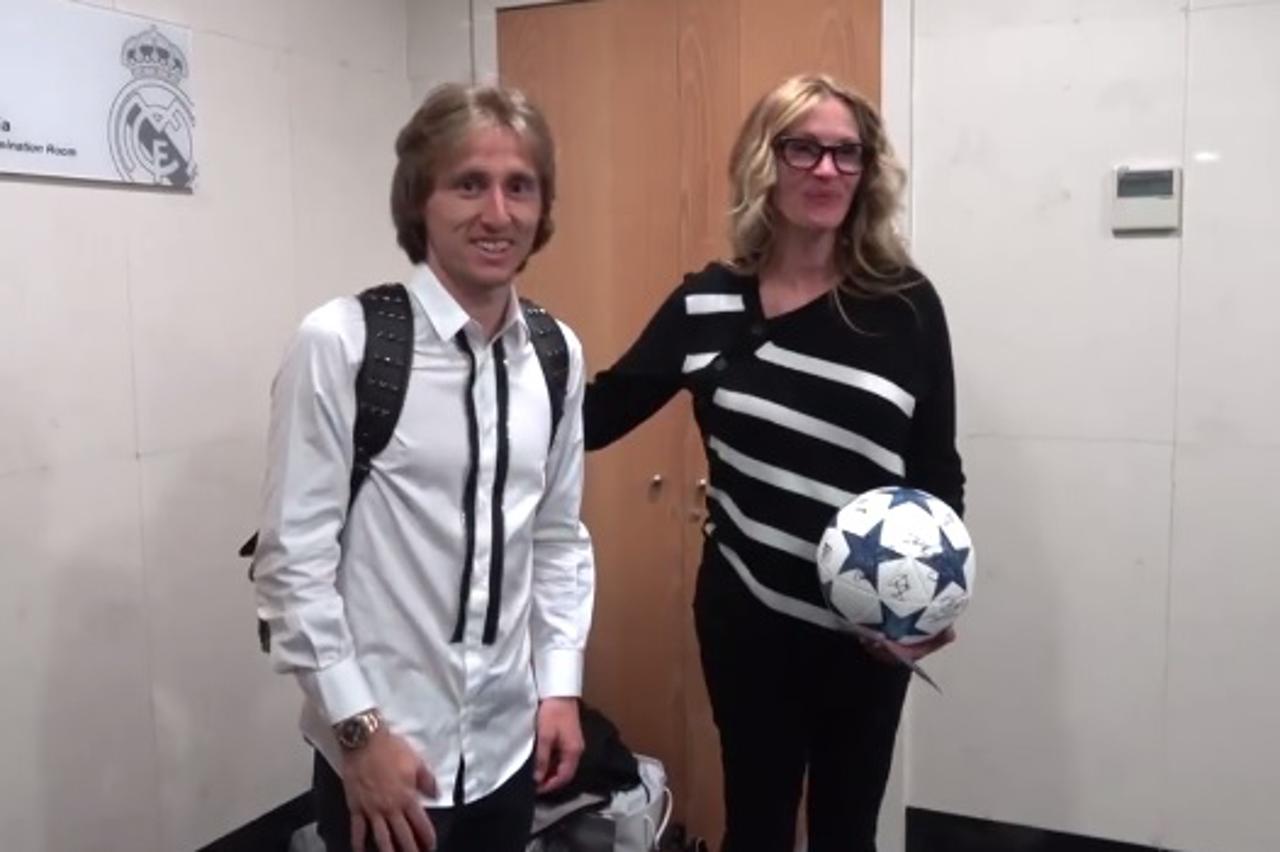 Luka Modrić i Julia Robert