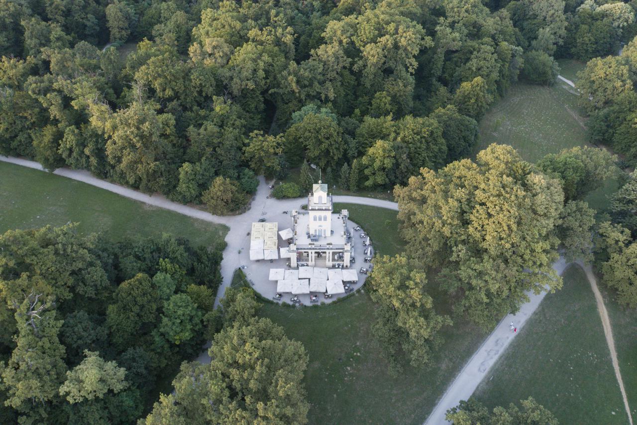 Pogled iz zraka na park Maksimir