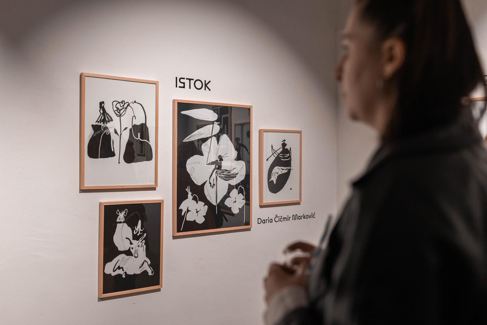 A kako Artikularij povezuje književnu i likovnu umjetnost, u SUPER KLETI bila je postavljena i izložba hrvatskih umjetnica koje su svojim ilustracijama ukrasile priče iz zbirke "Ruža vjetrova"