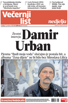 Večernji list naslovnica