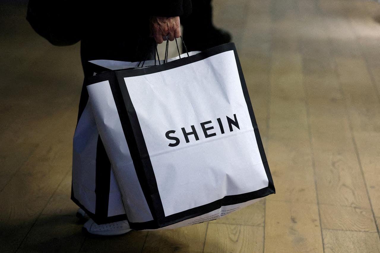 FILE PHOTO: The Shein logo is seen in France