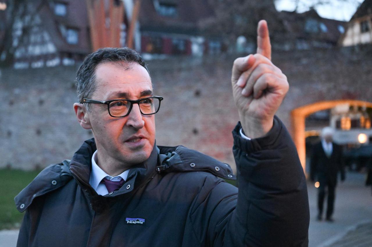 Conclusion of the election campaign of Green Party top candidate Cem Özdemir