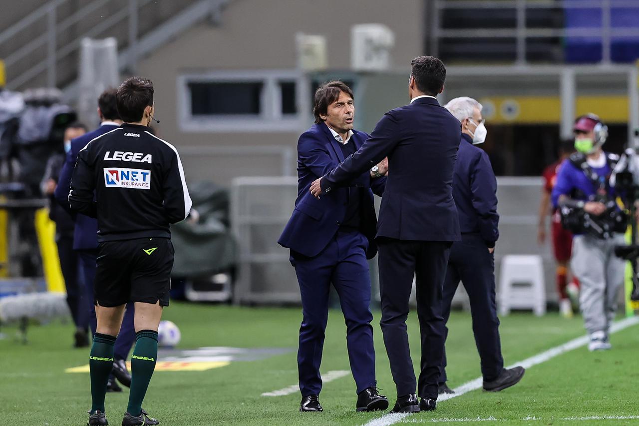 Italian football Serie A match - Inter - FC Internazionale vs AS Roma