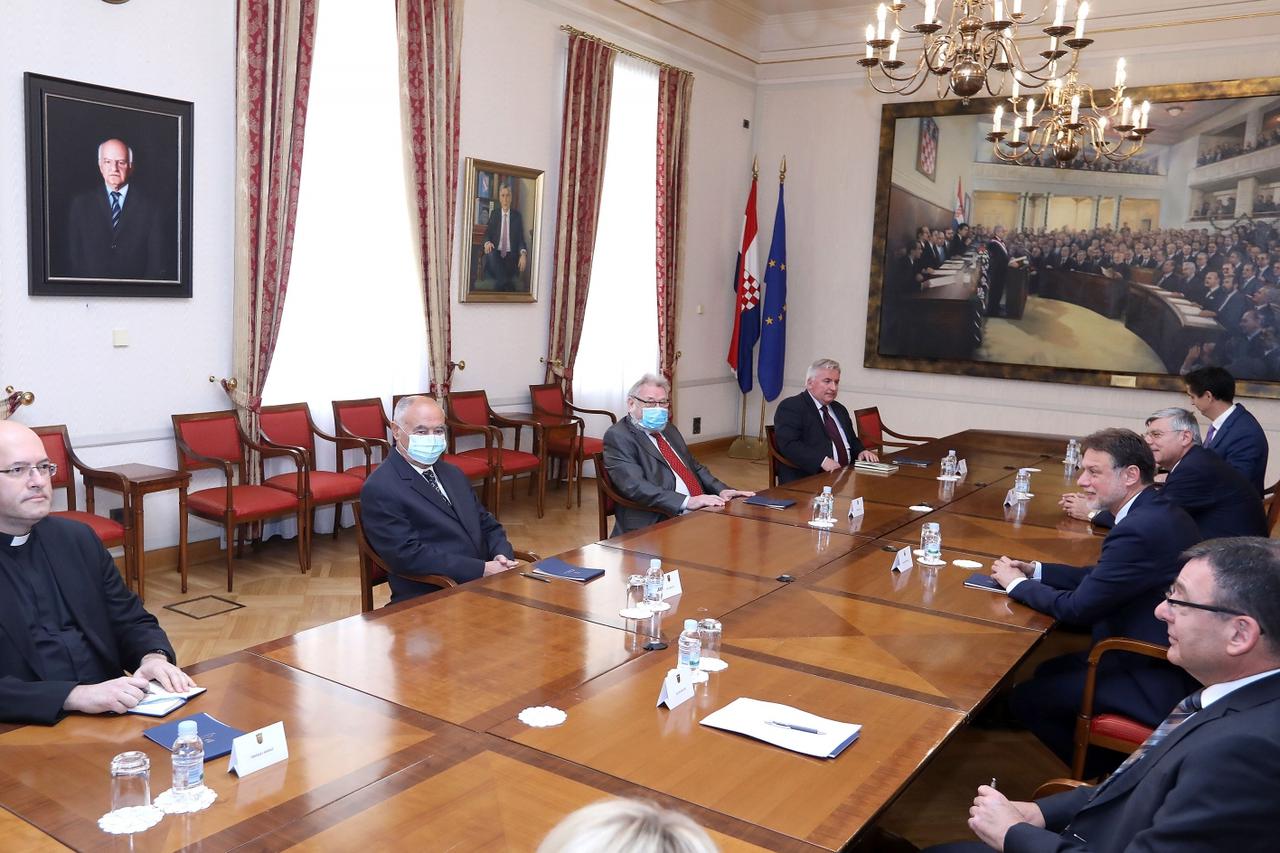 Jandroković s organizatorima komemoracije žrtava Bleiburške tragedije