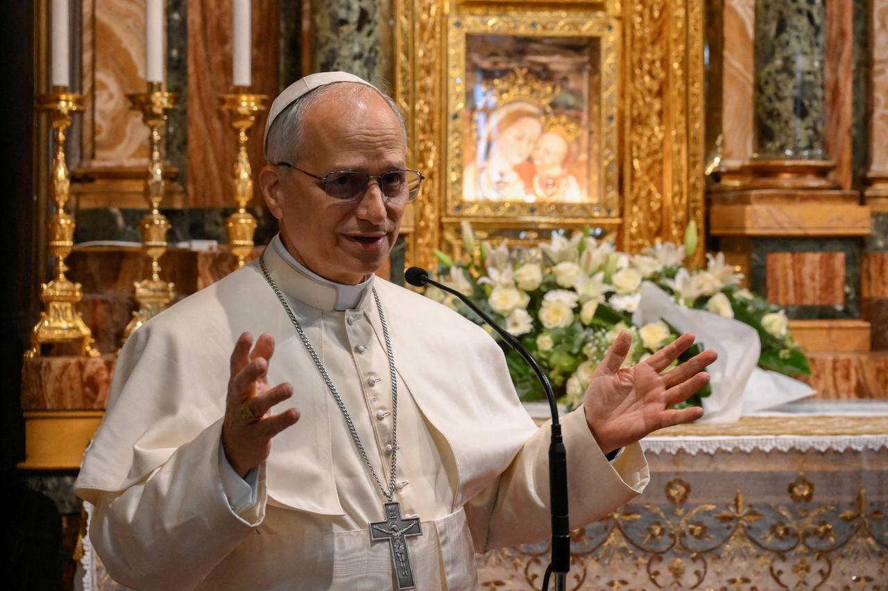 Pope Leo XIV visits the Sanctuary of the Mother of Good Counsel in Genazzano
