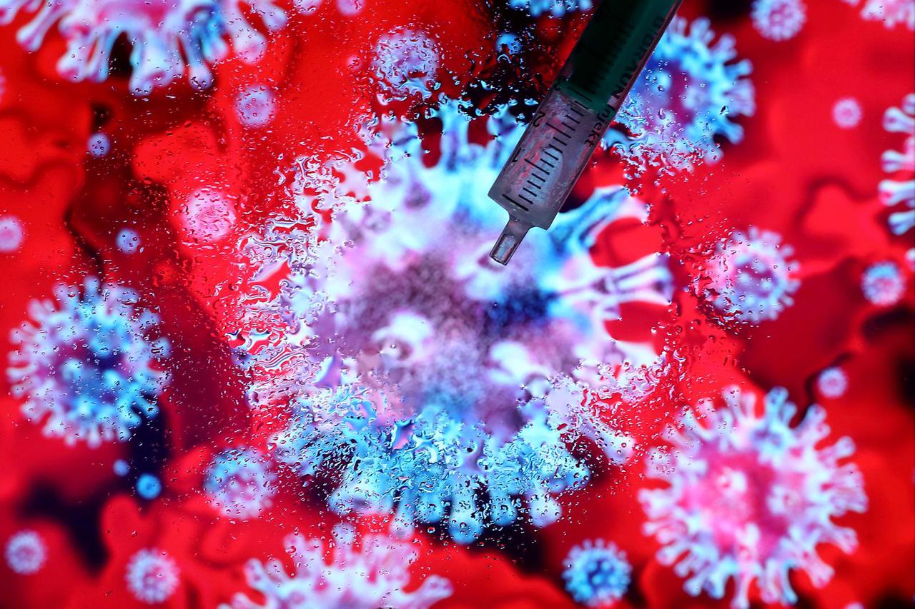 Ilustracija za virus Covid-19