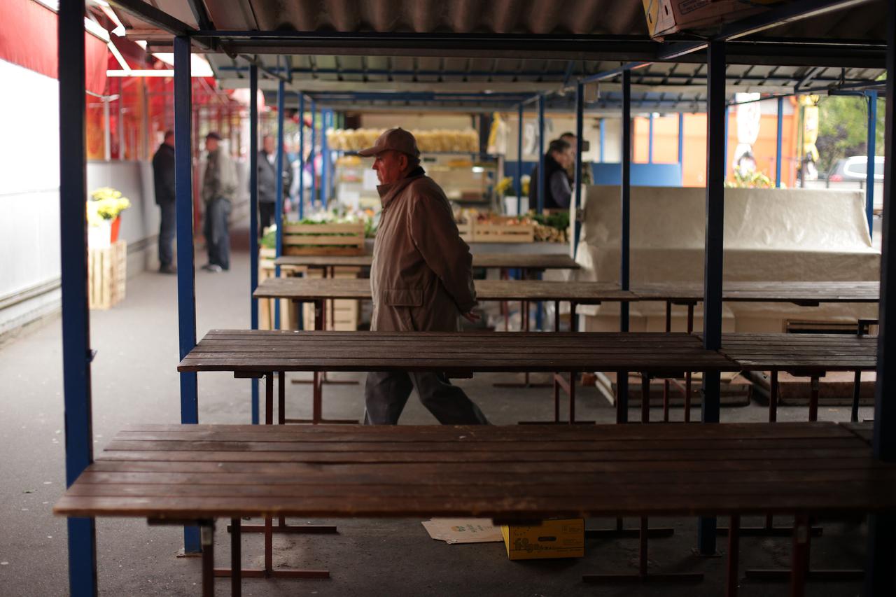 30.10.2014., Zagreb - Zapustena trznica Vrapce. Photo: Grgur Zucko/PIXSELL