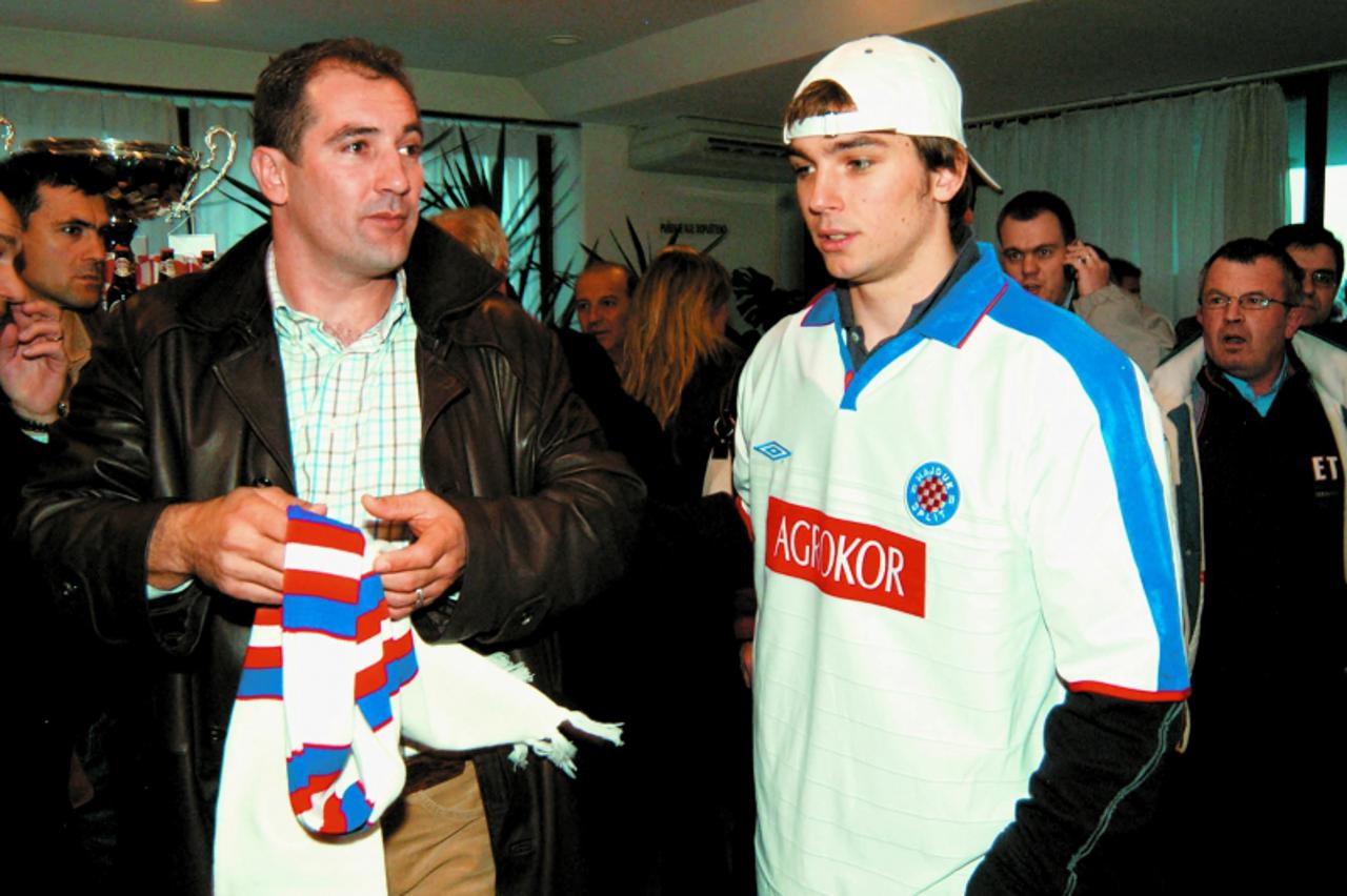 'sport...split..230105 Niko Kranjcar...Igor stimac...docek snimio:Tino Juric'