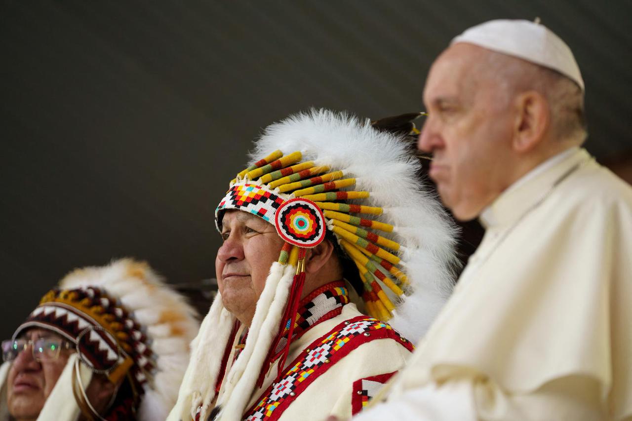 Pope Francis visits Alberta