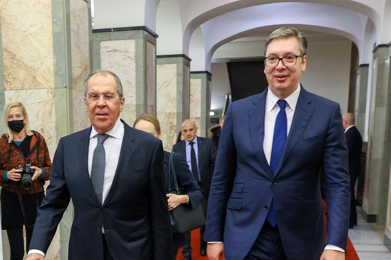 Sergej Lavrov i Aleksandar Vučić