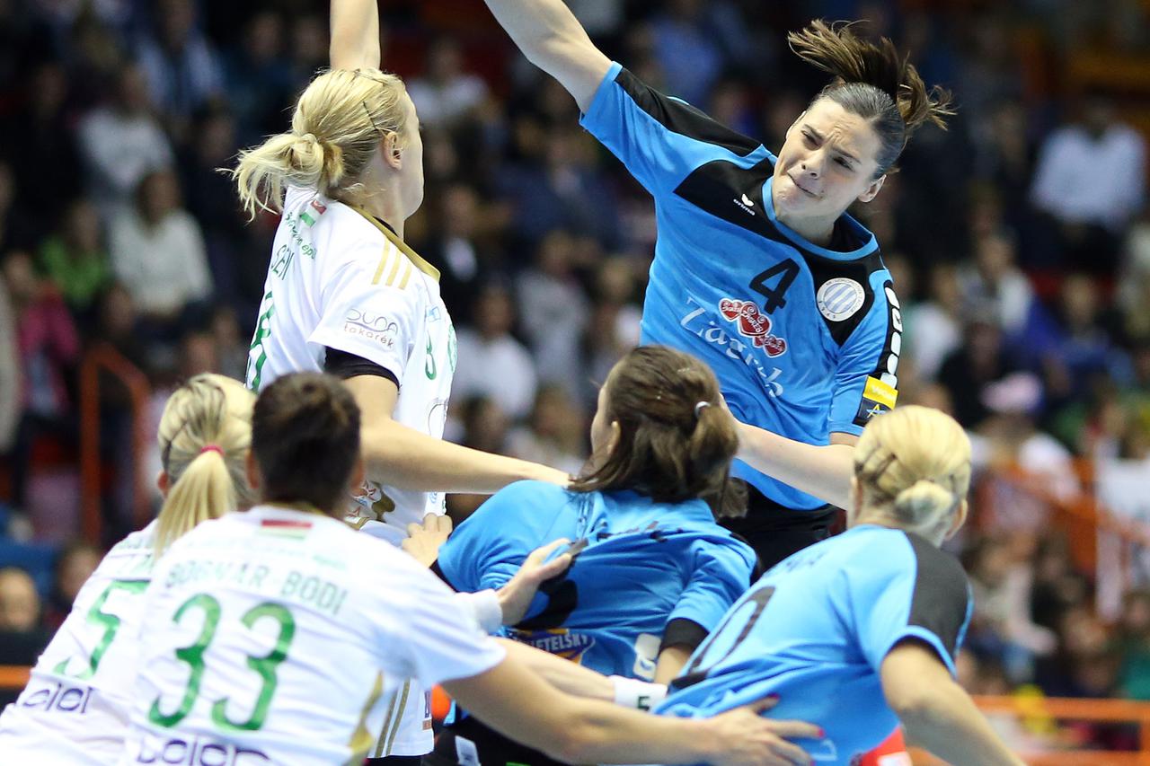 16.11.2014., Dom sportova, Zagreb - Zenska rukometna Liga prvaka, 5. kolo, RK Lokomotiva Zagreb -  Gyori Audi ETO KC. Photo: Slavko Midzor/PIXSELL