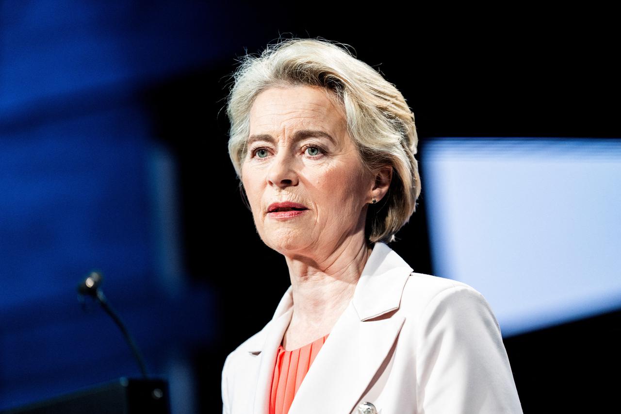 European Commission President Ursula von der Leyen during the Copenhagen Democracy Summit