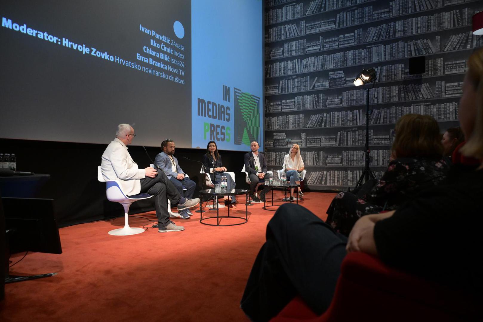 26.05.2026., Zagreb - Konferencija "In media press" u Kaptol Boutique Cinema. Panel: Istrazi pa reci hop Photo: Sandra Simunovic/PIXSELL