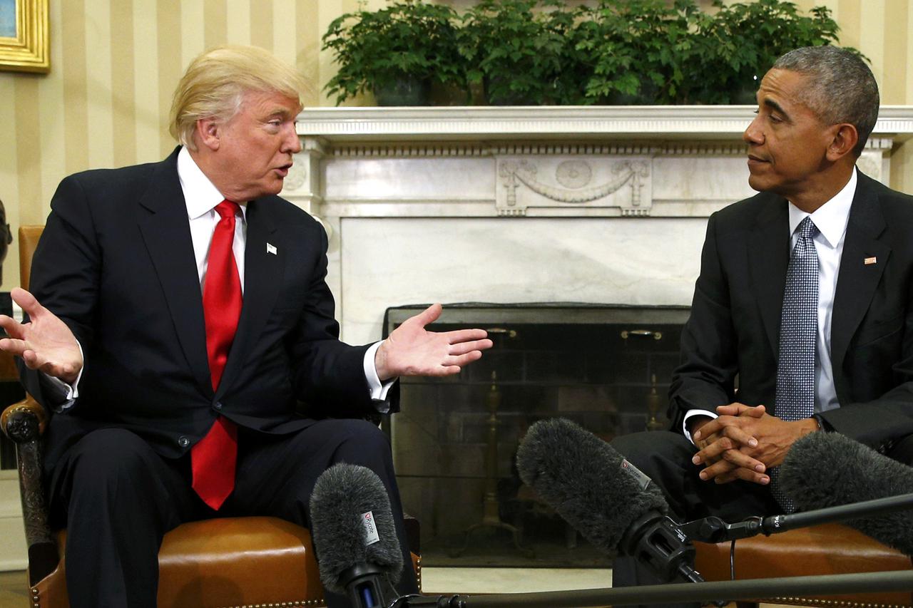 Donald Trump i Barack Obama