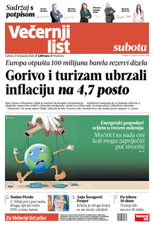 Večernji list naslovnica