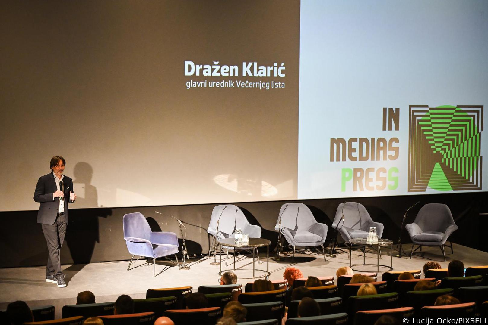 26.05.2026., Zagreb - Konferencija "In media press" u Kaptol Boutique Cinema. Photo: Lucija Ocko/PIXSELL