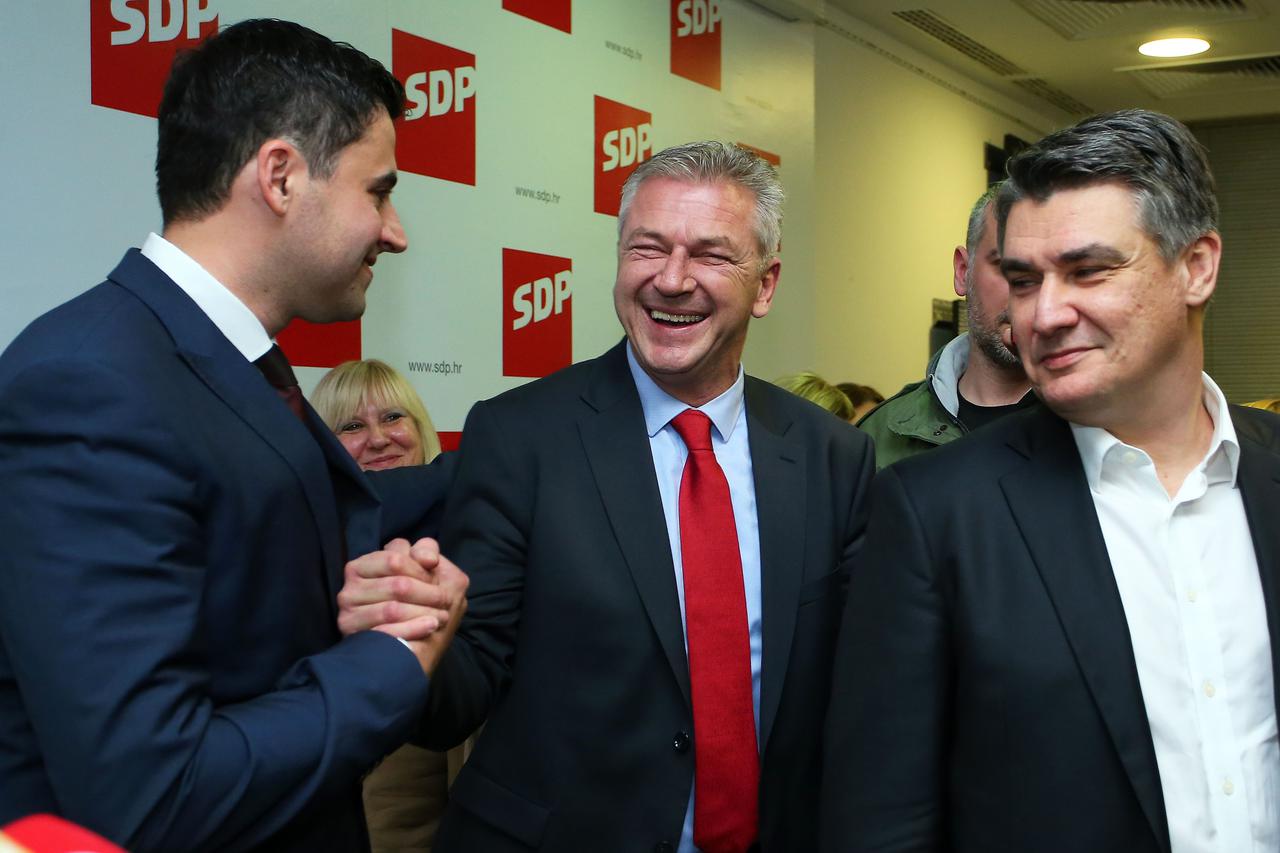 Bernardić, Ostojić i Milanović