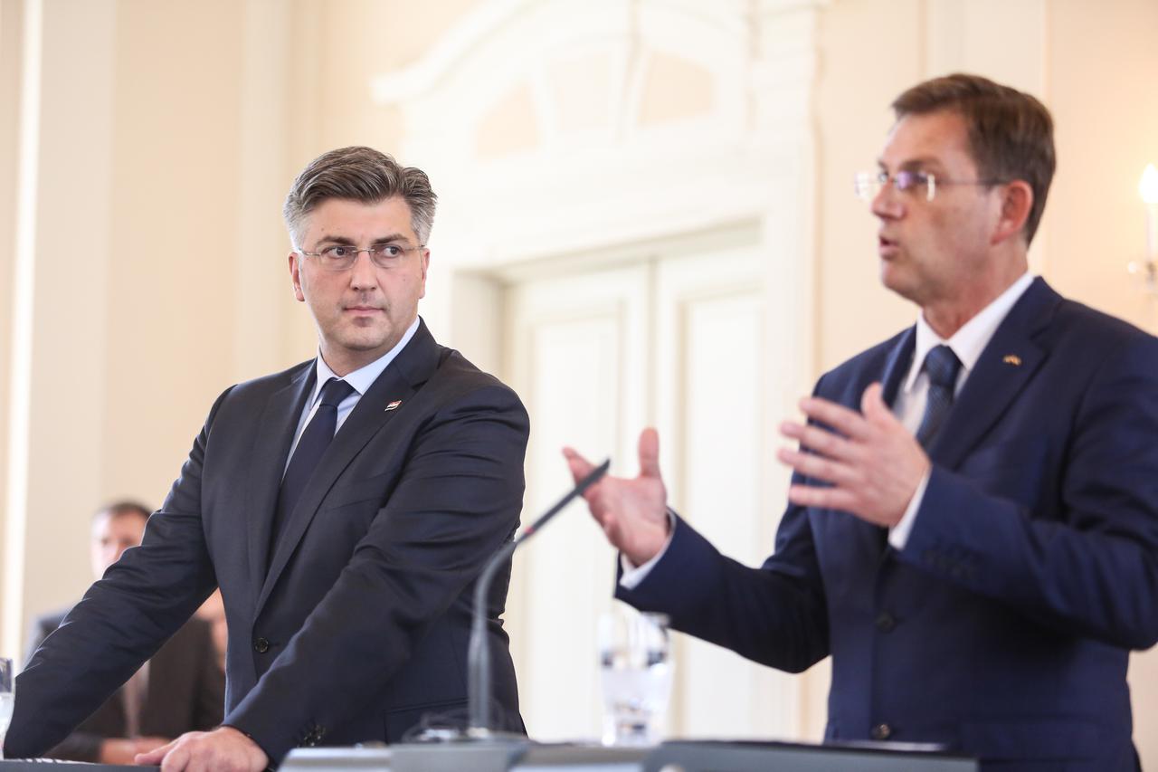 Andrej Plenković i Miro Cerar u Ljubljani u srpnju