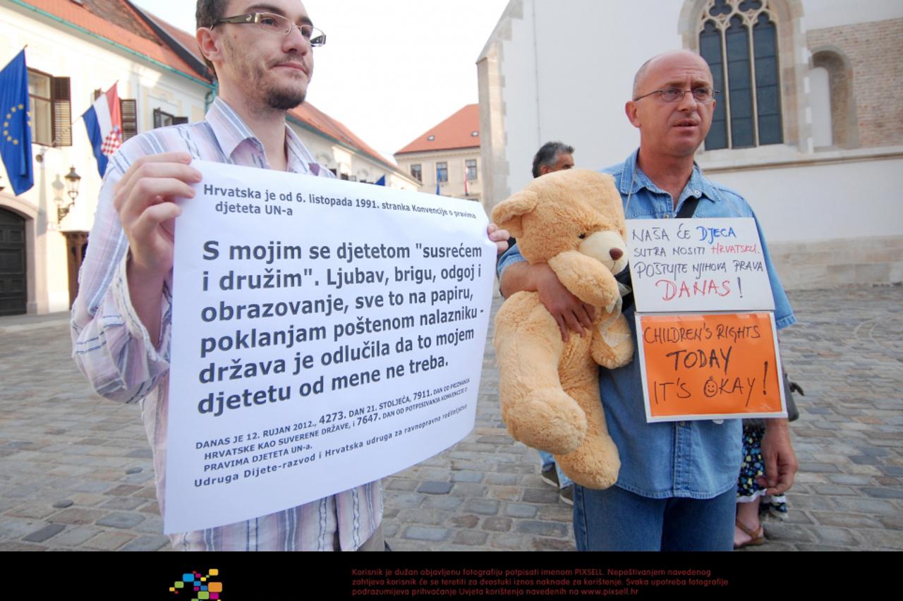 prosvjednici ukazali na kršenje prava djece razvedenih roditelja (1)