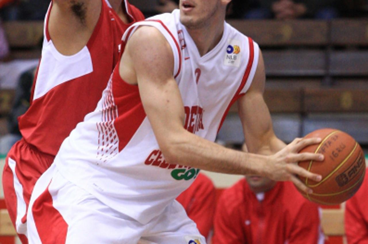 '04.12.2010.,dvorana Sutinska vrela,Zagreb - NLB liga, 10. kolo, KK Cedevita - CEZ Nymburk.Damjan Rudez.Photo: Marko Prpic/PIXSELL'