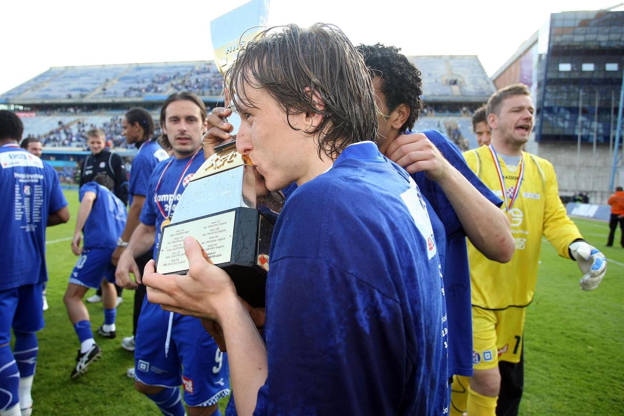 ARHIVA - Zagreb: Luka Modrić oprostio se od Dinama još jednim naslovom prvaka
