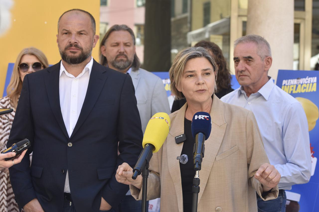 Šibenik: Kampanje SDP-a i Možemo "Plenkovićeva inflacija"