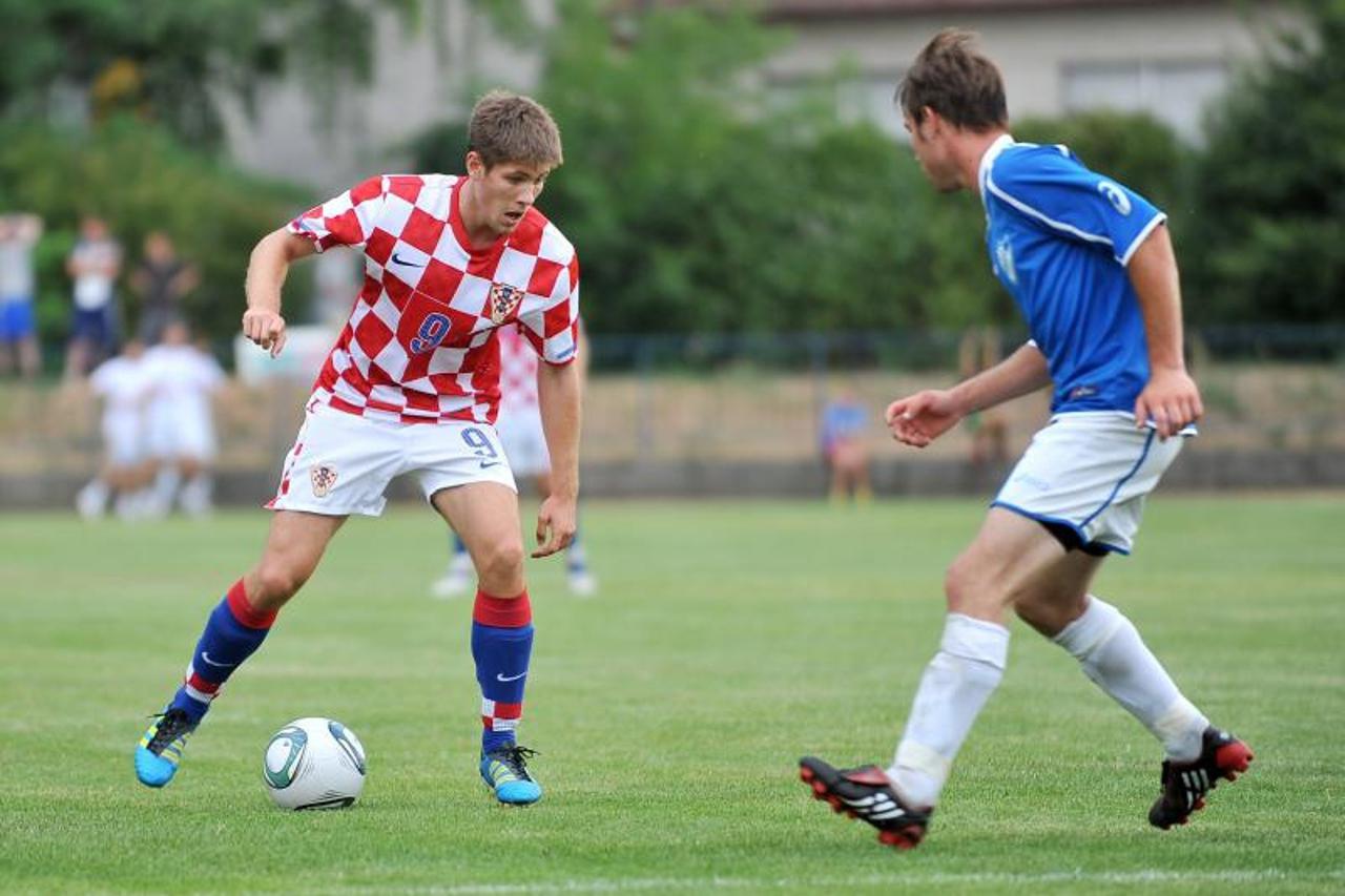 '19.07.2011., stadion Sloga, Cakovec - Prijateljska utakmica, NK Sloga Cakovec - hrvatska reprezentacija U-20. Andrej Kramaric.   Photo: Marko Jurinec/PIXSELL'