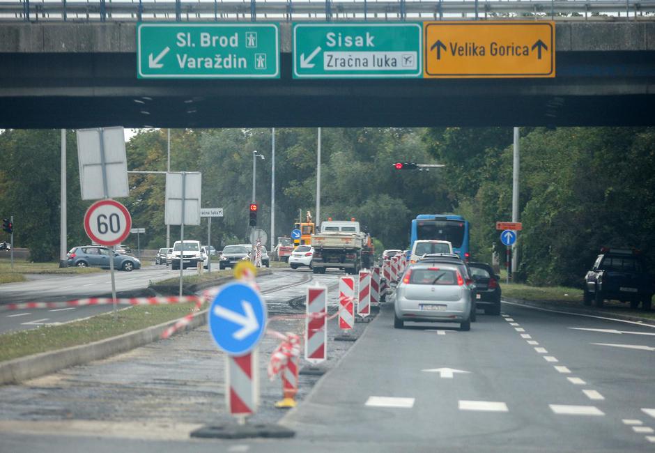 Zbog radova na čvoru Buzin nije moguće uključivanje na zagrebačku obilaznicu u smjeru istoka iz smjera grada