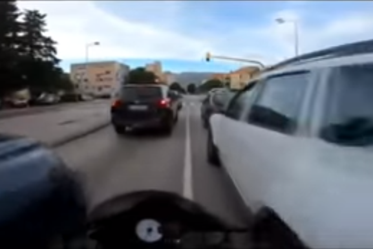 Luda jurnjava motorom po Splitu