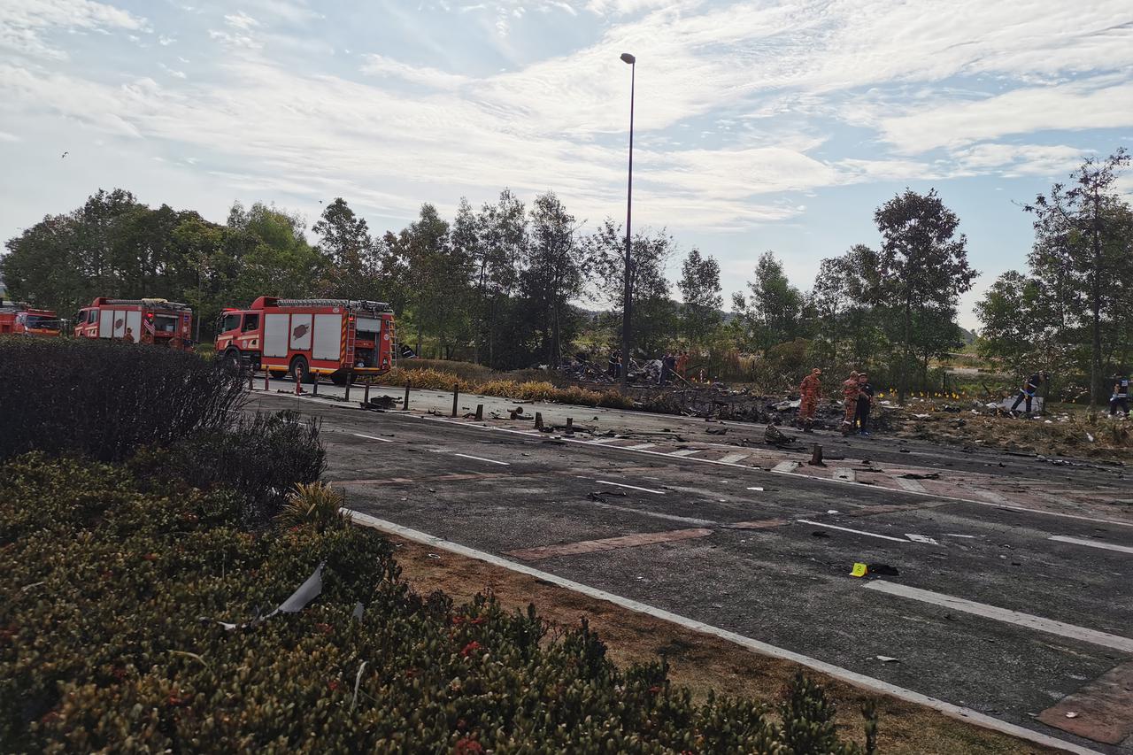 MALAYSIA-SELANGOR-AIRCRAFT CRASH