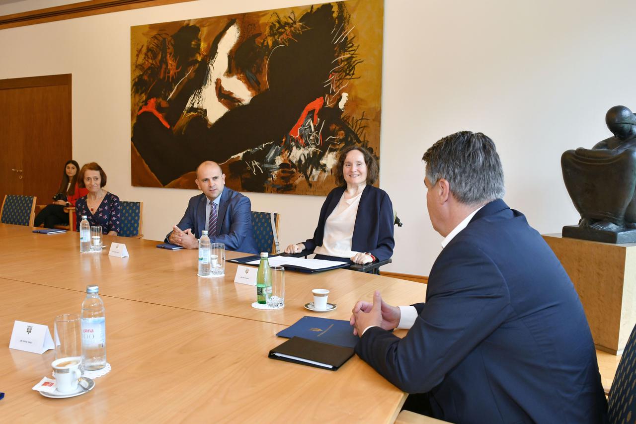 Predsjednik Republike razgovarao s pravobraniteljicom za osobe s invaliditetom Ankom Slonjšak