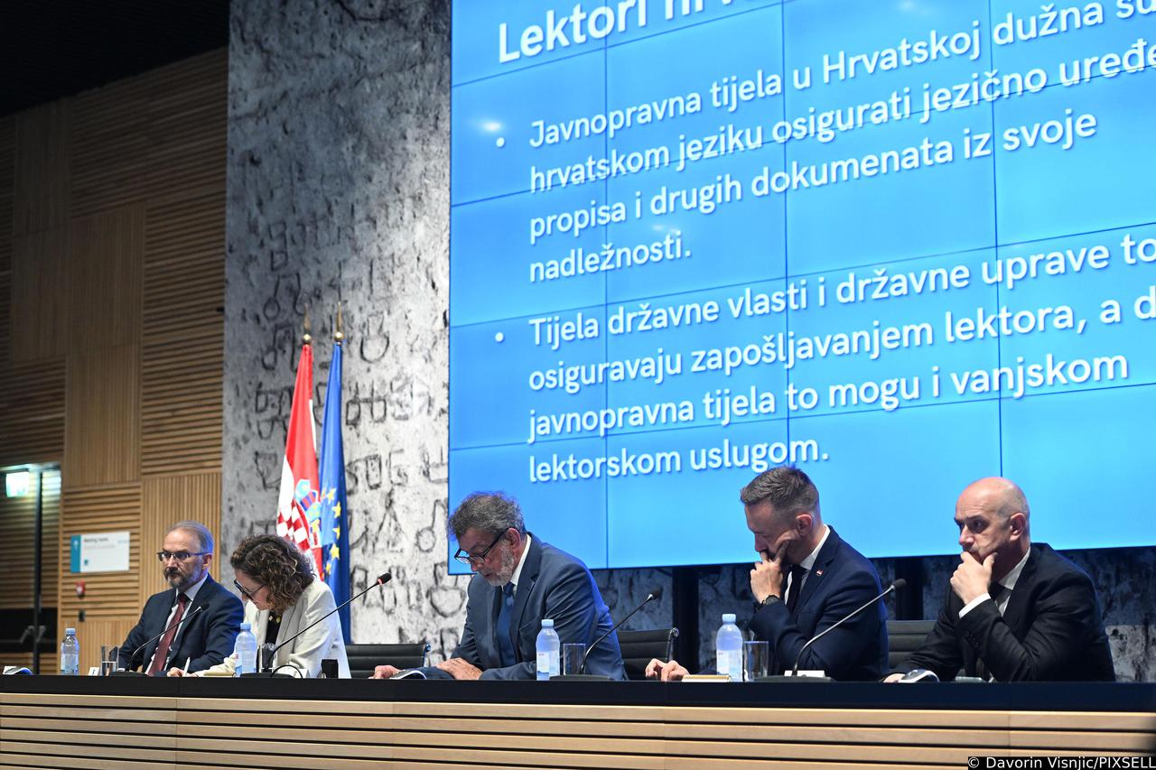 Zagreb: Predstavljen novi Zakon o hrvatskom jeziku