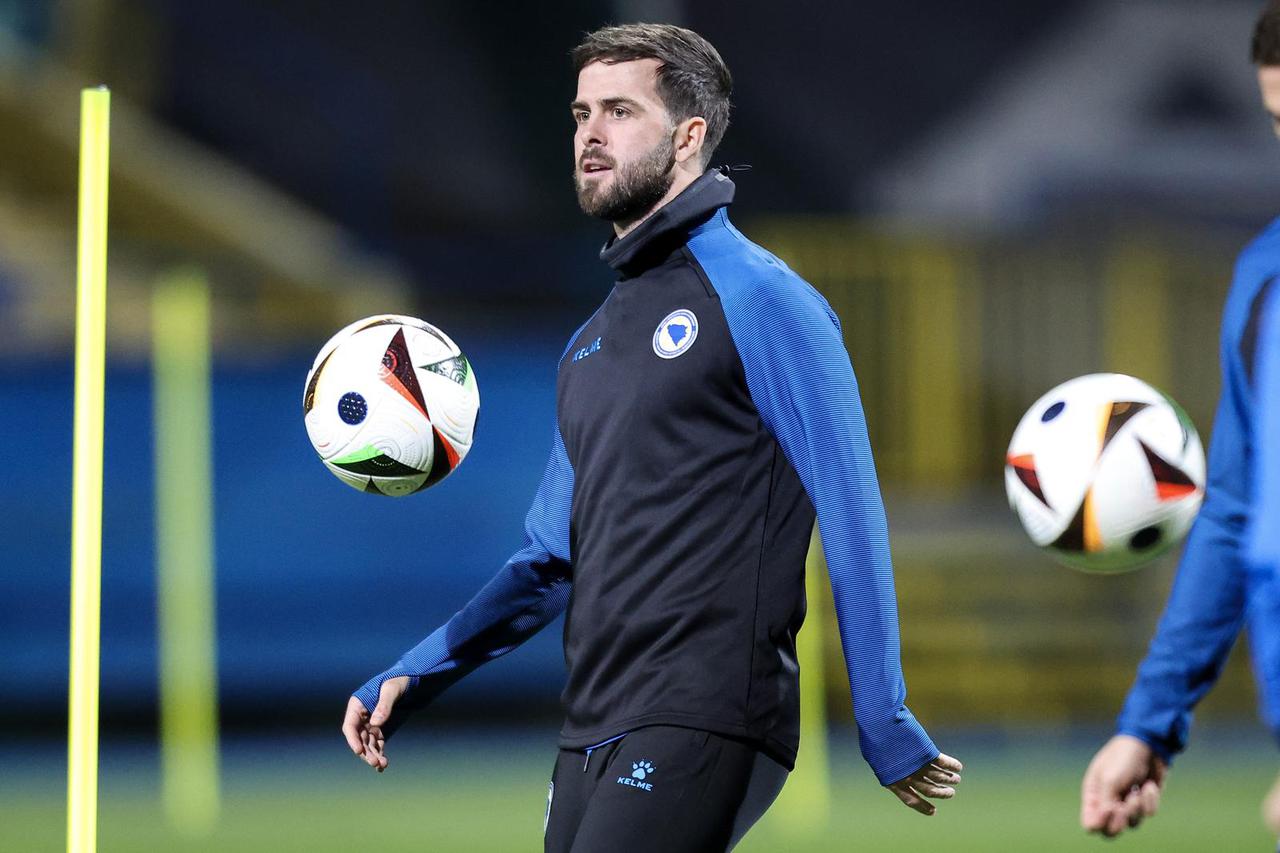 Sarajevo: Trening nogometne reprezentacije uoči utakmice s Ukrajinom