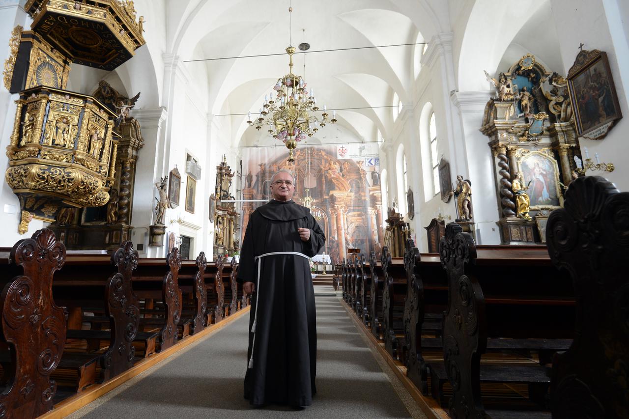 16.09.2015. Franjevacki samostan, Varazdin - Fra Marko Malovic jedini je od katolickih svecenika u vrijeme Domovinskog rata ostao na okupiranom podrucju u Iloku.  Photo: Marko Jurinec/PIXSELL