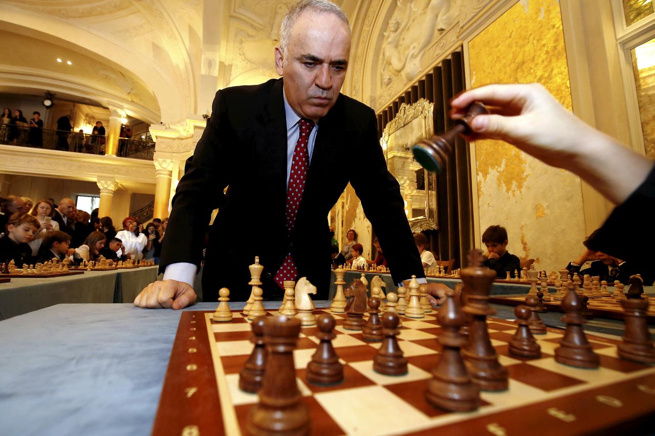 Exclusif - Gary Kasparov participe à la 1ère cérémonie européenne des "Chess Awards" à Monaco