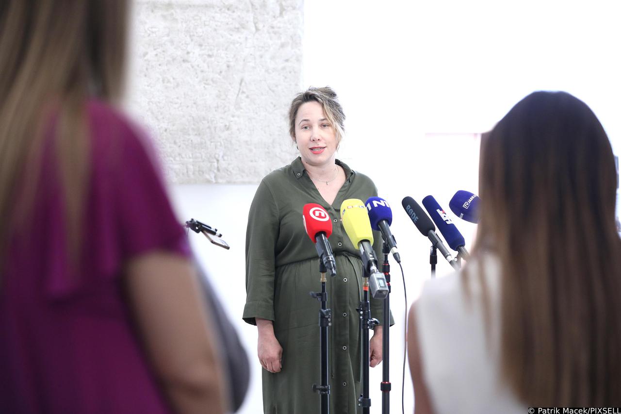 Zagreb: Marija Selak Raspudić održala konferenciju za medije o aktualnim temama