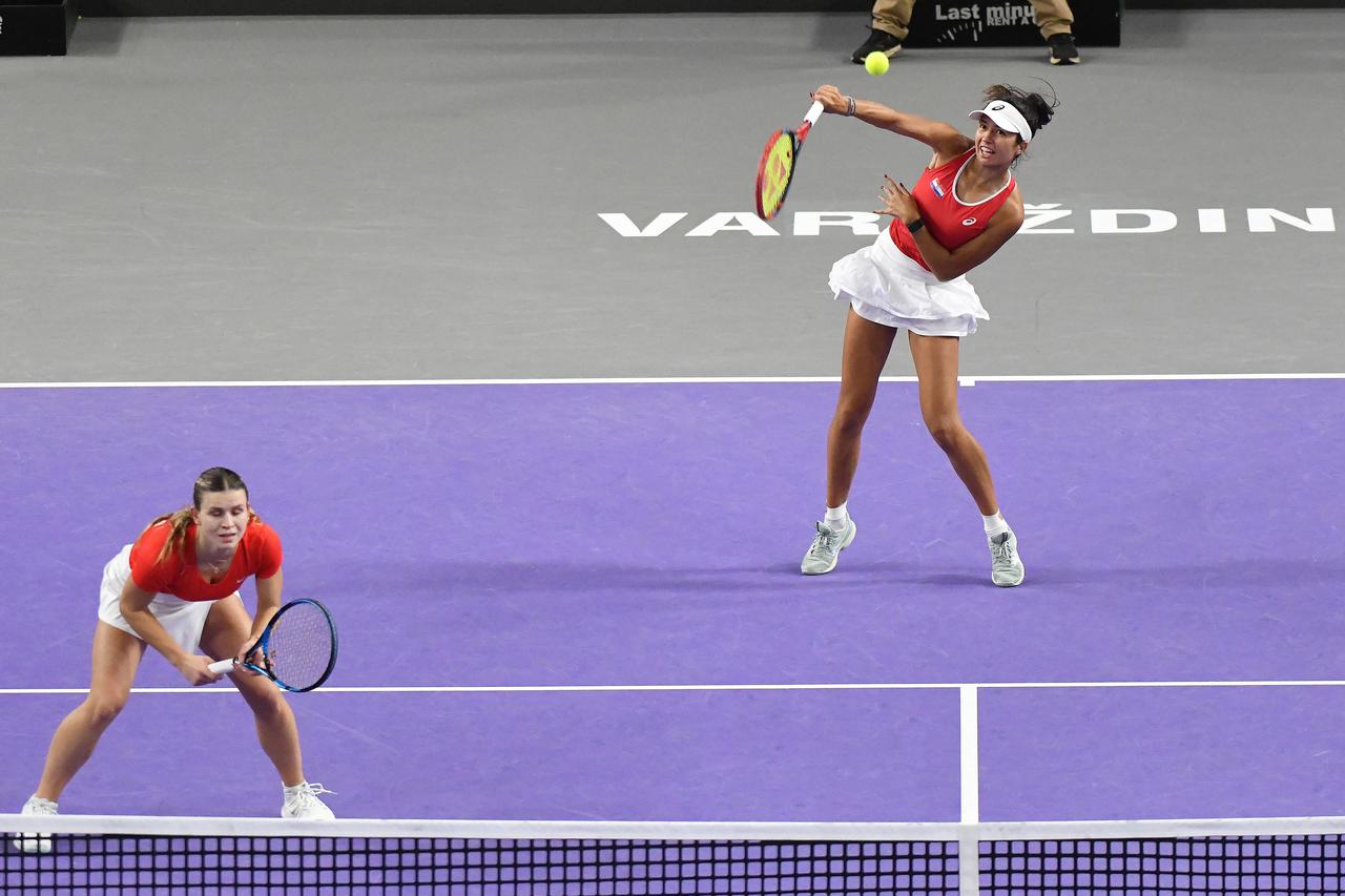 Varaždin: Treći dan Billie Jean King Cup playoffa