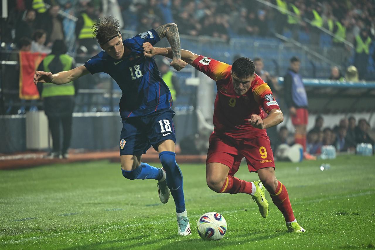 Utakmica kvalifikacija za Svjetsko nogometno prvenstvo 2026. Crna Gora - Hrvatska