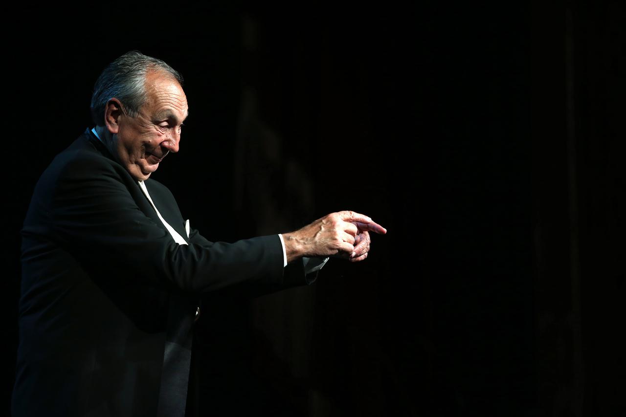 24.11.2014., Zagreb - Svecanost dodjele Nagrada hrvatskog glumista u Hrvatskom narodnom kazalistu. Spiro Guberina, dobitnik nagrade za zivotno djelo.  Photo: Sanjin Strukic/PIXSELL