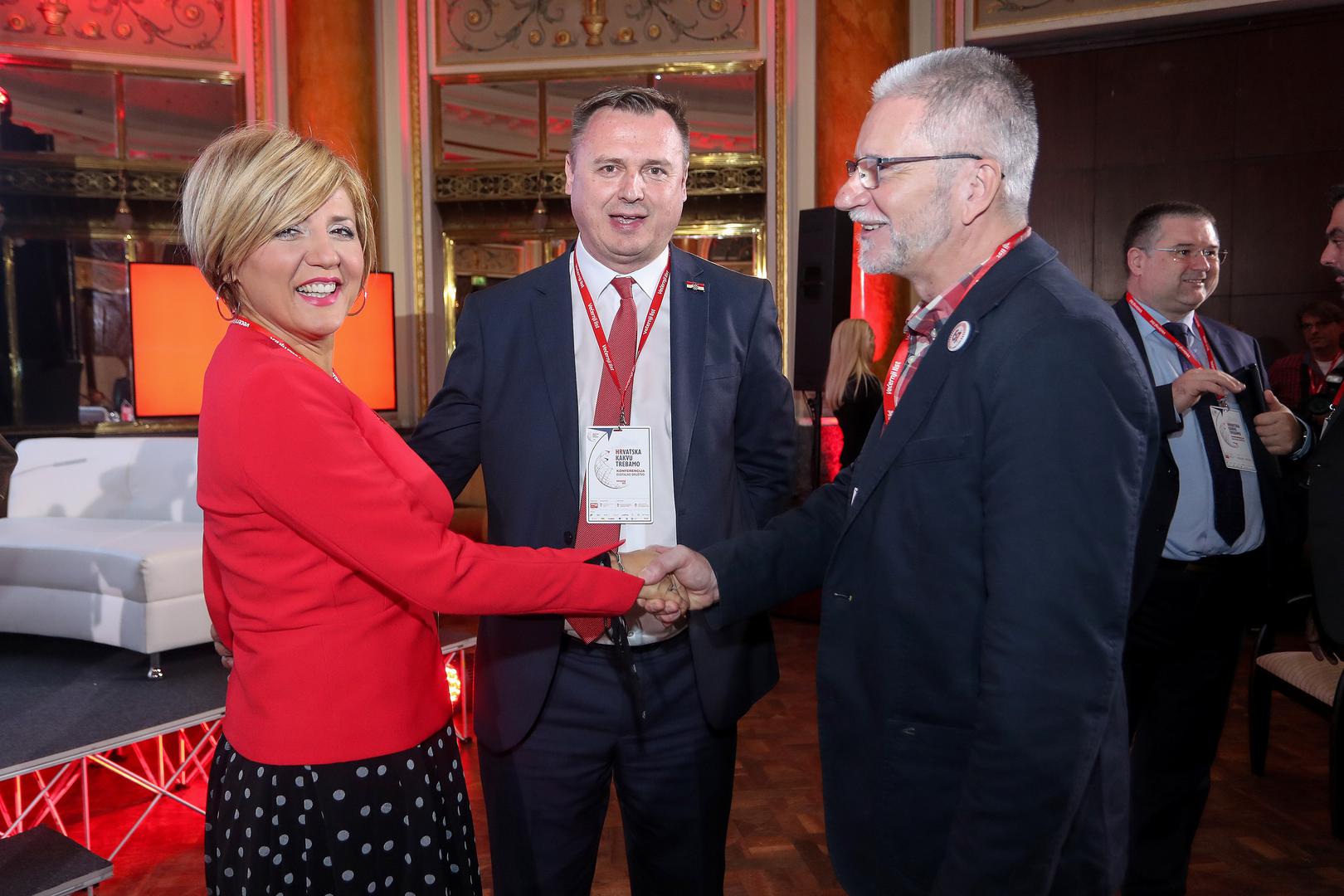 Ana Mandac, pomoćnica ministra gospodarstva i sindikalist Krešimir Sever