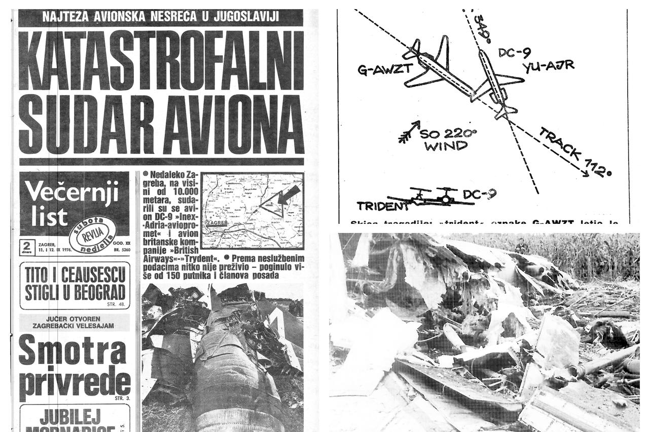 sudar aviona