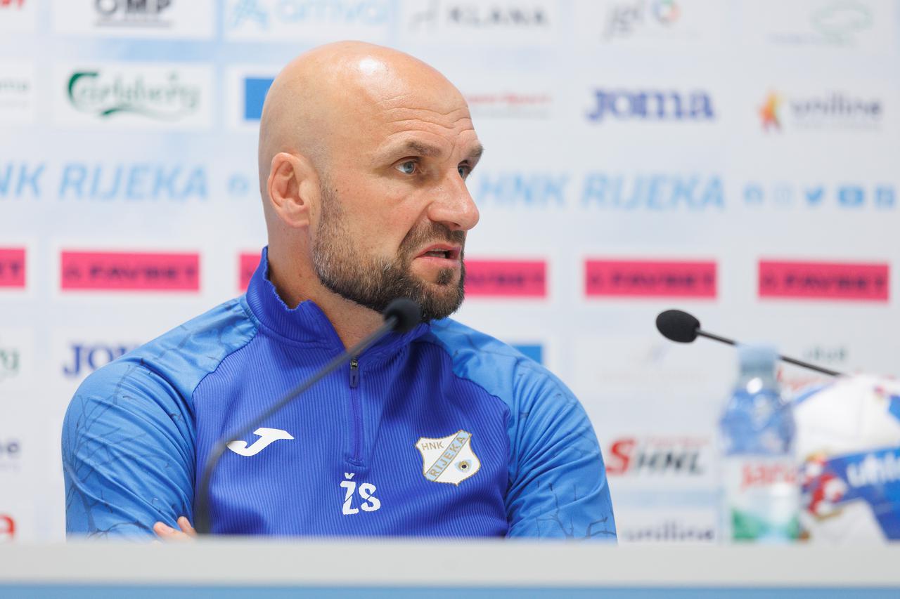 Rijeka: Konferencija za medije uoči nogometne utakmice Rijeka - Gorica