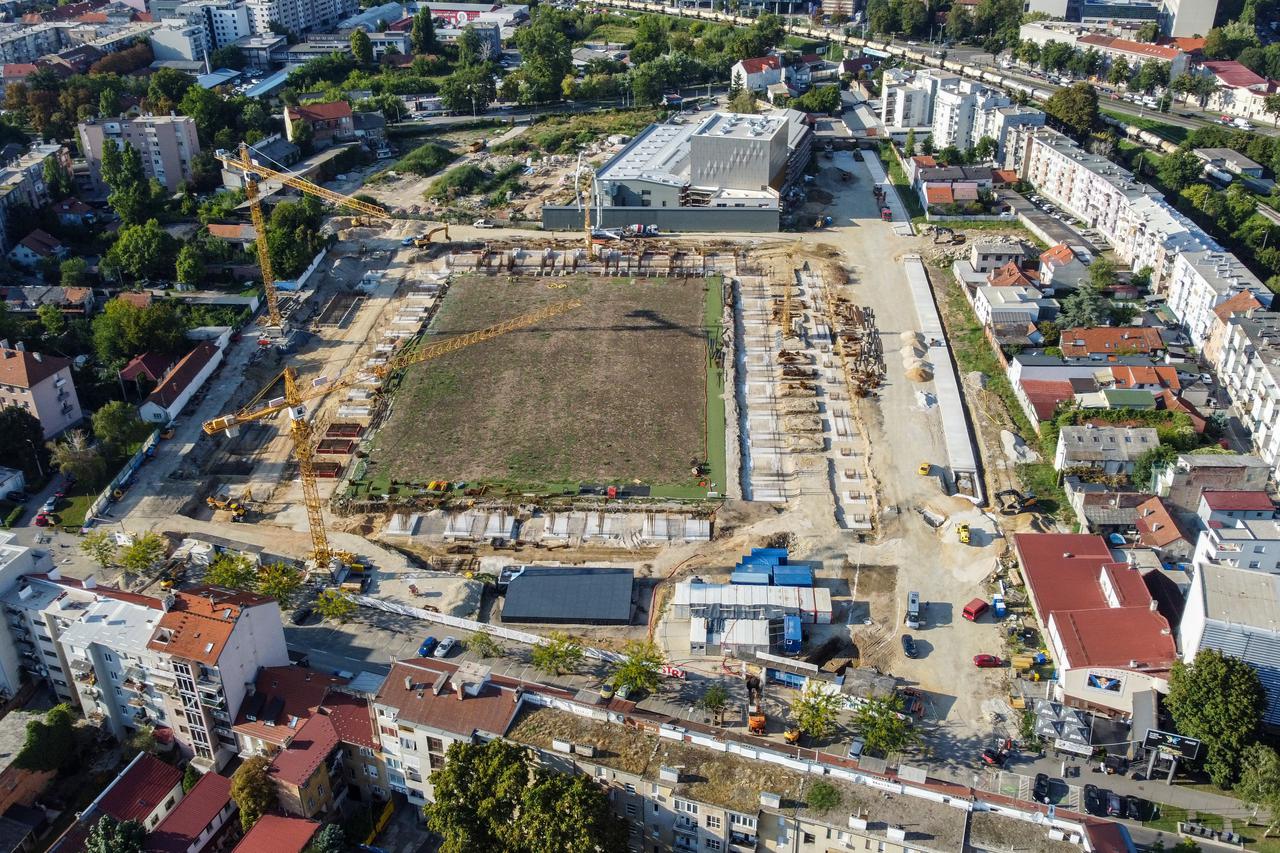 Stadion iz zraka: Pogledajte kako napreduju radovi u Kranjčevićevoj