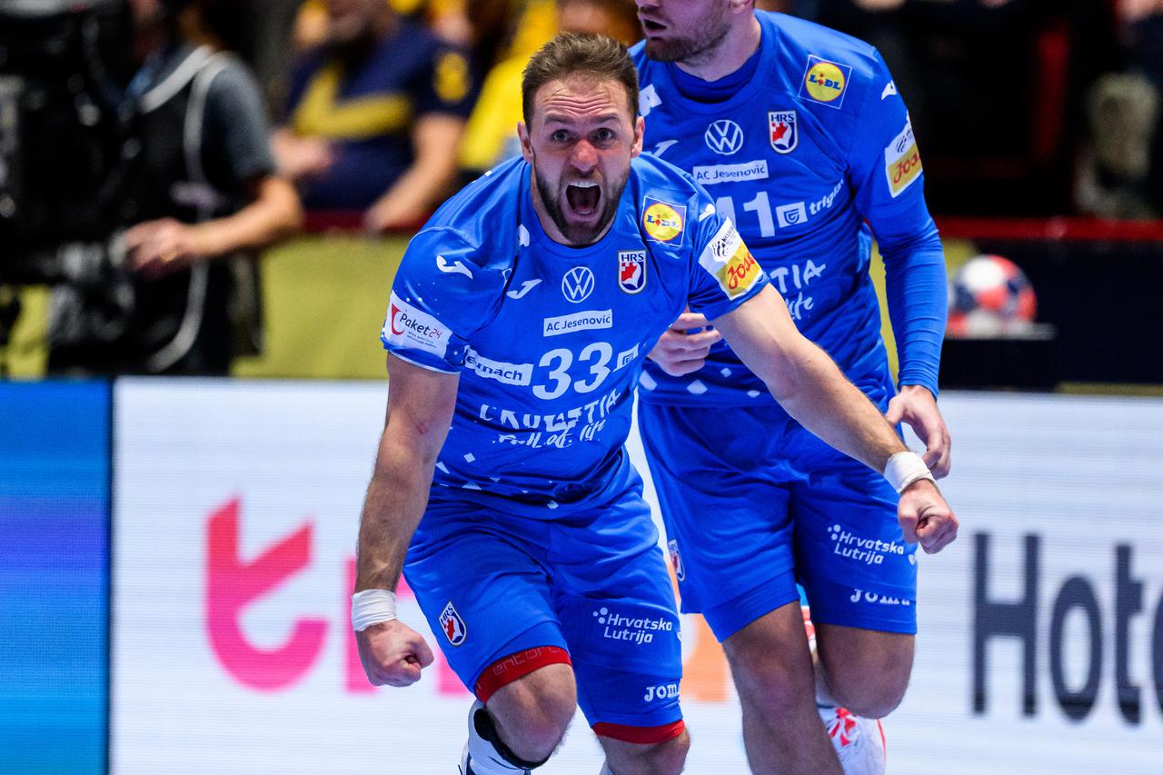 Malmö: EHF Europsko rukometno prvenstvo 2026., Hrvatska - Nizozemska